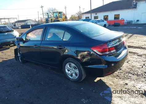 2015 Honda Civic Lx из США, поврежденный, VIN 19XFB2F53FE284162